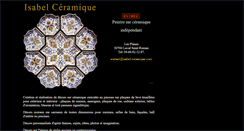 Desktop Screenshot of isabel-ceramique.com